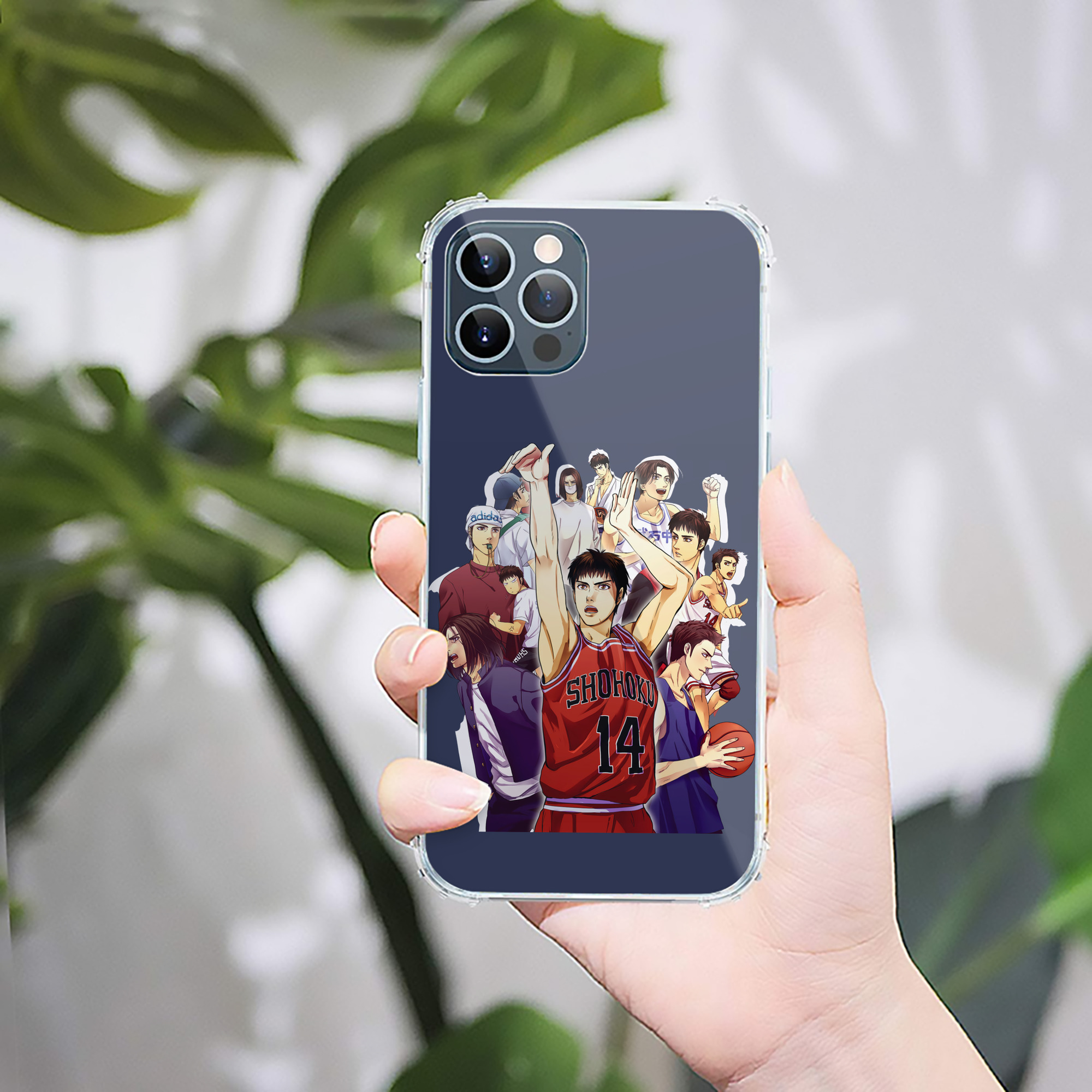 （画像用） SLAM DUNK／スラムダンク 【iPhone 12シリーズ対応】透明スマホケース（クリアソフトケース）